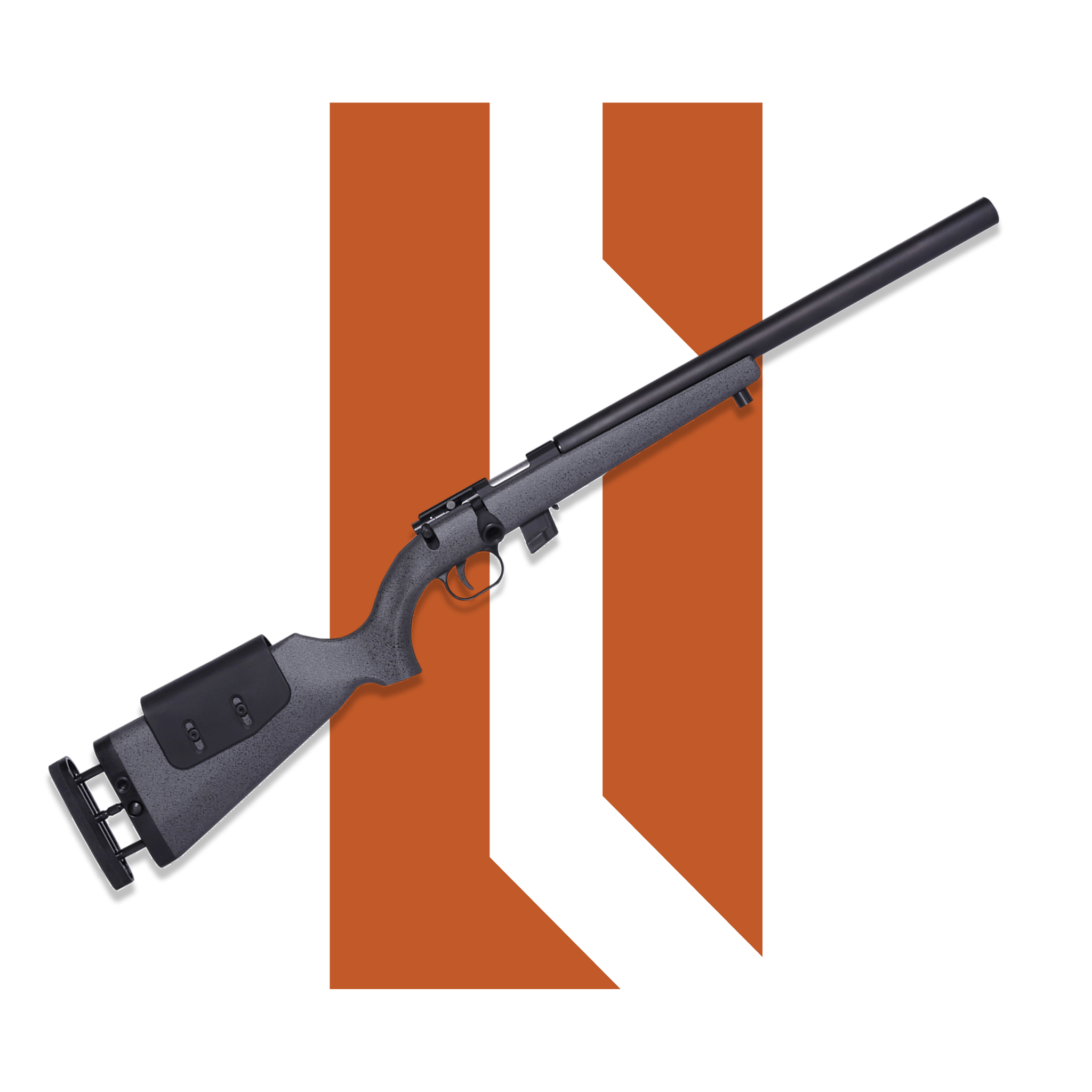VOERE K15A .22LR Ինտեգրալ խլացուցիչով